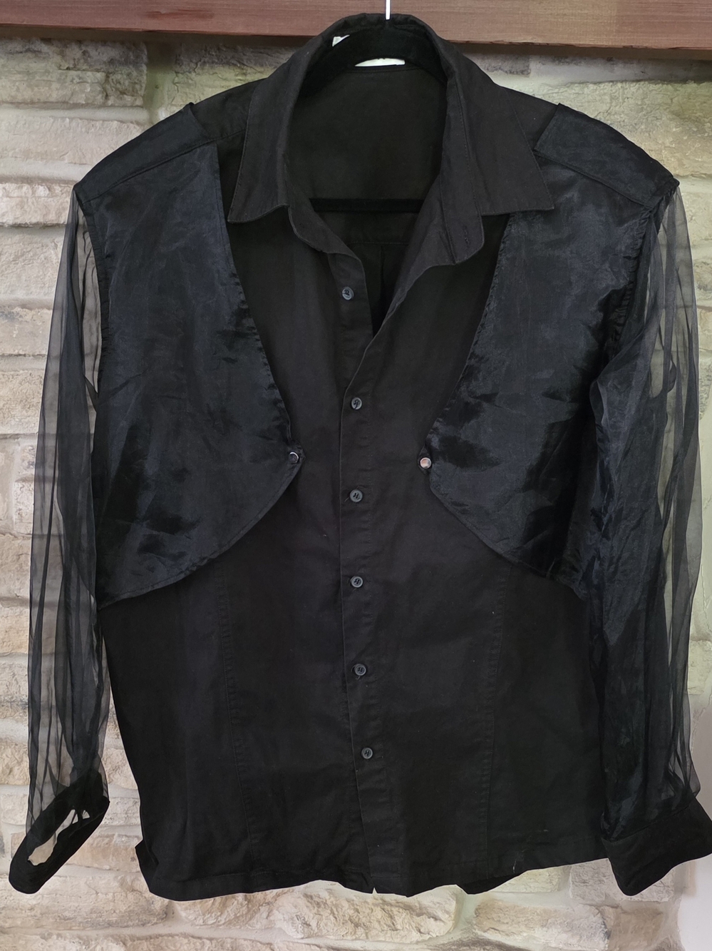 Womens Sheer Dress Shirt